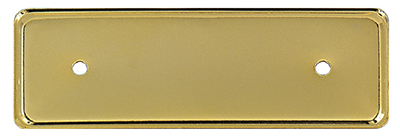 Metal Badge Frame - Gold w/ Pin 15/16 x 2-15/16